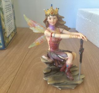 Fairy Figurine Faerie Glen & Box 5” Terrareve