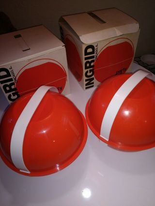 Vintage Ingrid Party Ball Set Retro Picnic Plastic Plates Bowls Cups