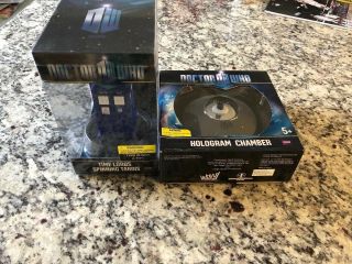 Doctor Who Spinning Tardis And Hologram Chamber In Boxes