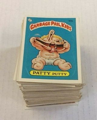 Garbage Pail Kids Series 2 (1985) - 144 Cards / Grades Fine Or Better