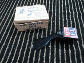 Vintage Ink Bottle & Ink Spot Novelty Magic Trick Gag