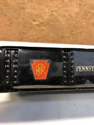 Vintage Pennsylvania Railroad PRR Advertising Tin Tray / Train Back ? 2