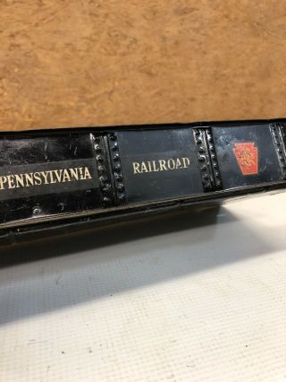 Vintage Pennsylvania Railroad PRR Advertising Tin Tray / Train Back ? 3