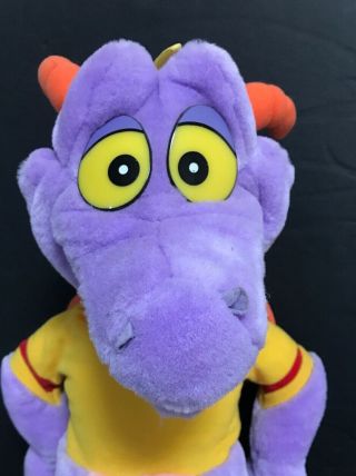 Disney Figment Dragon Walt Disney Full Body Puppet Plush 24” Epcot Rare HTF NOS 2