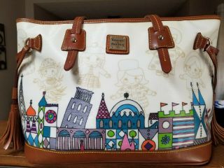 Disney Parks It’s A Small World Dooney And Bourke Limited Edition Handbag