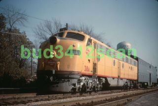 Milw Milwaukee Road E9 38a At Franklin Park Il 1963 Duplicate Slide