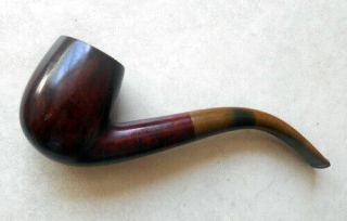 " Old England  London Made " Sasieni Shield Bent Root Briar Smoking Pipe