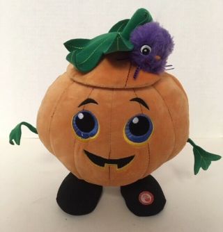 Hallmark Dance - O - Lantern Dancing Singing Halloween Pumpkin Animated Spider Plush