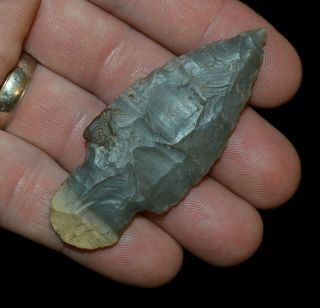 TURKEY TAIL KENTUCKY AUTHENTIC INDIAN ARROWHEAD ARTIFACT COLLECTIBLE RELIC 2