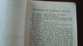 1913 HAVEN RAILROAD TESTIMONY OF CHARLES S MELLEN OFFICIAL STENO REPORT 4