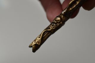 ⭐ antique crucifix,  pendant,  ornate bronze cross⭐ 5