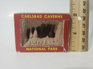 Vintage Carlsbad Caverns National Park Mini - Scene Shadow Box Souvenir 3D Viewer 2