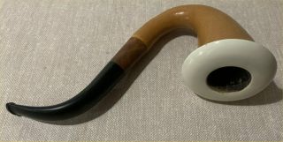 Vintage CALABASH & MEERSCHAUM SHERLOCK Holmes Pipe 2
