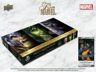 2019 Upper Deck Flair Marvel Hobby Box Case 7/3/19 Releases Wednesday
