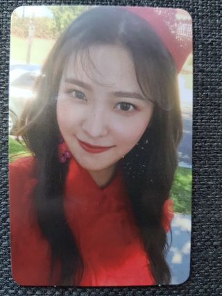 Red Velvet Yeri 2 Official Photocard Peek - A - Boo 2nd Album Perfect Velvet 예리