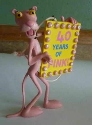 04 The Pink Panther Christmas Holiday Ornament Billboard Celebrating 40 Yrs Htf