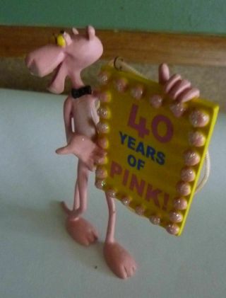 04 The Pink Panther Christmas Holiday Ornament Billboard Celebrating 40 yrs HTF 2