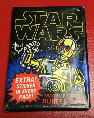 1977 Topps Star Wars Series 1 Wax Pack