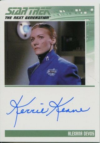 Star Trek Tng Portfolio Prints Series 2 Autograph Kerrie Keane
