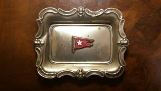 White Star Line Laurentic Silver Trinket Tray C1914 Lovely And Scarce