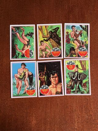 1966 Philadelphia Gum Co.  Tarzan 66 Card set near to 7