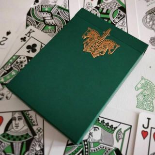Ellusionist Knights Green Playing Cards Limited Edition Rare Deck By Cartamundi
