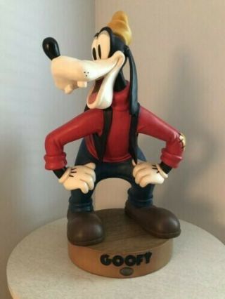 Walt Disney Parks Resorts Big Fig Figurine " Goofy " Statue