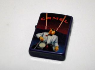 Zippo Lighters,  Camel,  Collectable 1993 Rare Joe Cool Motorcycle,  Great Cond