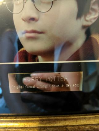 Harry Potter film cell limited edition 183/200 philosopher ' s stone 4
