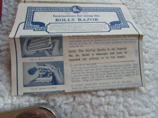 ROLLS RAZOR - Made in England - Imperial Model 2A - spare blade - case 5