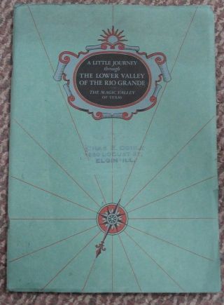 Antique Booklet On The Lower Valley Of The Rio Grande Southern Pacific Railroad