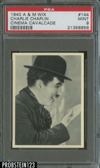 1940 A & M Wix Cinema Cavalcade 144 Charlie Chaplin Psa 9 None Higher