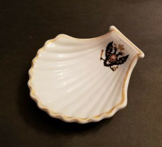 19c Russian Porcelain Oyster Dish Kornilov Brothers