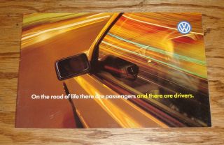 1996 Volkswagen Vw Full Line Sales Brochure 96 Jetta Golf Passat Cabrio