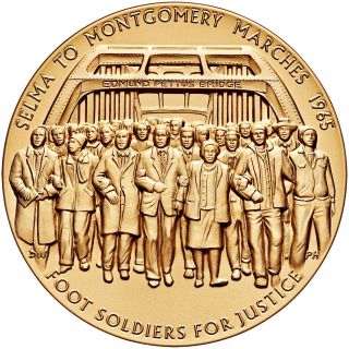 1965 Selma To Montgomery Voting Rights Marches Us Medal