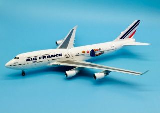 Jc Wings 1/200 Air France Boeing 747 - 400 World Cup F - Gexa Die Cast Metal Model