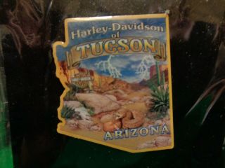 Harley Davidson Of Tucson Az Motorcycle Dealer Lapel Hat Vest Pin On Card