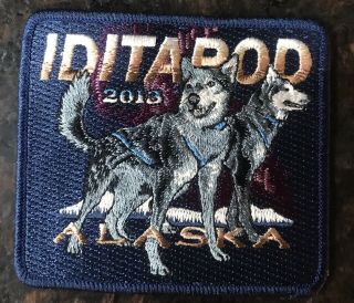 Alaska Iditarod Sled Dog Race Racing Patch 2013 Standard The Last Great Race