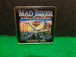 Mad River Sandusky Harley Davidson Motorcycle Dealer Ohio Vest Hat Lapel Pin