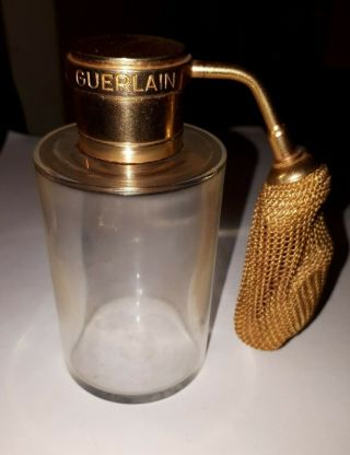 Vintage Baccarat Guerlain Travel Atomizer Perfume Bottle