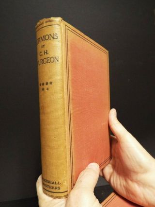 1908 - 6 Volumes Metropolitan Tabernacle Pulpit by C.  H.  Spurgeon - see descripton 2