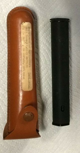 Dietzgen Hand Held Surveyor’s Tool Sight Level W/leather Case.  Made In Usa