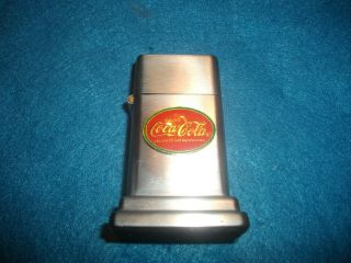 Coke Barcroft Table Zippo Lighter Coca Cola