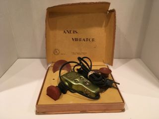 Andis Vibrator Personal Massager 1930s Vintage Box Model Av Patent 8/14/34