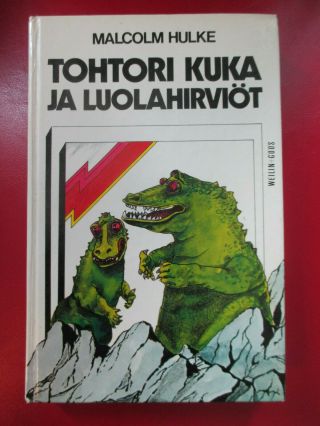 Dr Who And The Cave - Monsters (1976) Rare Finnish Book - Doctor Who