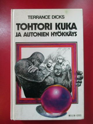 Dr Who And The Auton Invasion (1976) Rare Finnish Book - Doctor Who