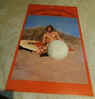 Vintage 1979 Men Of San Francisco Male Nude Calendar Nos /