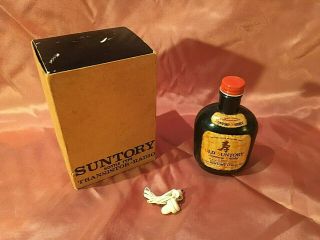 Vintage Old Suntory Bottle Type Transistor Radio Novelty