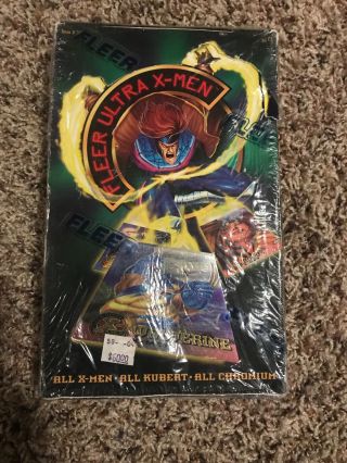 1995 Fleer Ultra X - Men Trading Cards Factory Box - 36 Packs