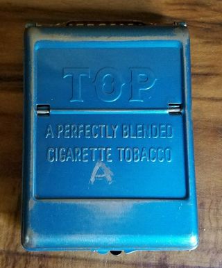Vintage Top Cigarette Rolling Machine - Blue - - Spare Roller